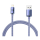 Kabel BASEUS USB-Lightning Crystal 2.4A 2m (fioletowy) CAJY000105